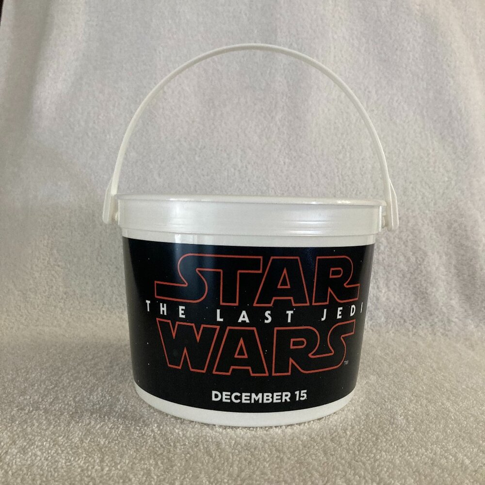 Star Wars The Last Jedi December 15 2017 Popcorn Movie Theater Bucket